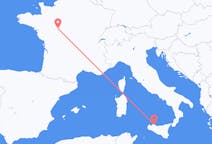 Flyreiser fra Tours, Frankrike til Palermo, Italia
