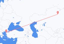 Vluchten van Nur-Sultan naar Çanakkale