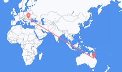 Flyreiser fra Emerald, Australia til Sibiu, Romania