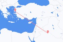 Flyg från Arar till Mytilene