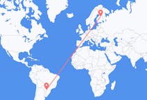 Flyrejser fra Foz do Iguaçu, Brasilien til Kajaani, Finland