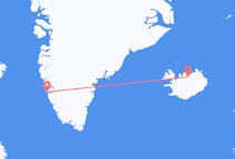 Flyg från Akureyri, Island till Nuuk, Grönland