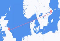 Flyreiser fra Newcastle upon Tyne, til Stockholm