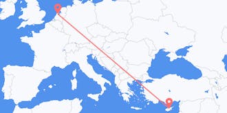 Flights from Cyprus to the Netherlands