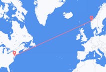 Flights from Philadelphia, the United States to Ålesund, Norway