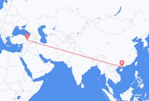 เที่ยวบิน จาก จางเจียง, จีน ไปยัง Elazig, ตุรกี
