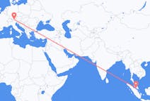 Flights from Malacca City, Malaysia to Innsbruck, Austria