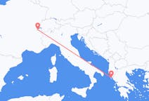 Flights from Geneva in Switzerland to Corfu in Greece