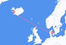 Vols depuis la ville d'Odense vers la ville de Reykjavik