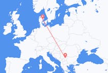 Flyg från Niš, Serbien till Århus, Danmark