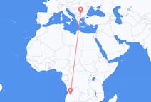 Flyg från Huambo, Angola till Sofia, Angola