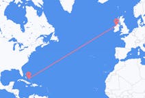 Flyg från George Town, Bahamas till Kincasslagh, Irland