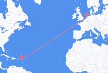 Flights from Saint Kitts, St. Kitts & Nevis to Amsterdam, the Netherlands