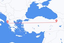 Flyg från Erzurum, Turkiet till Korfu, Grekland