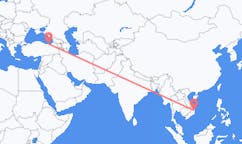 出发地 越南綏和市目的地 土耳其特拉布宗的航班