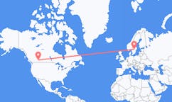 Flyrejser fra Calgary, Canada til Oerebro, Sverige