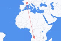 Flights from Menongue, Angola to Nîmes, France