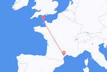 Flyreiser fra Aspiran, Frankrike til Alderney, Guernsey