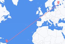 Flüge von Tobago, Trinidad und Tobago nach Lappeenranta, Finnland