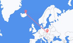 เที่ยวบิน จาก Thorshofn, ไอซ์แลนด์ ไปยัง คาโตวีตเซ, โปแลนด์