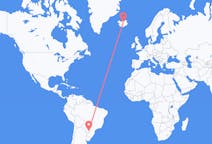 Flyrejser fra Puerto Iguazú, Argentina til Akureyri, Island