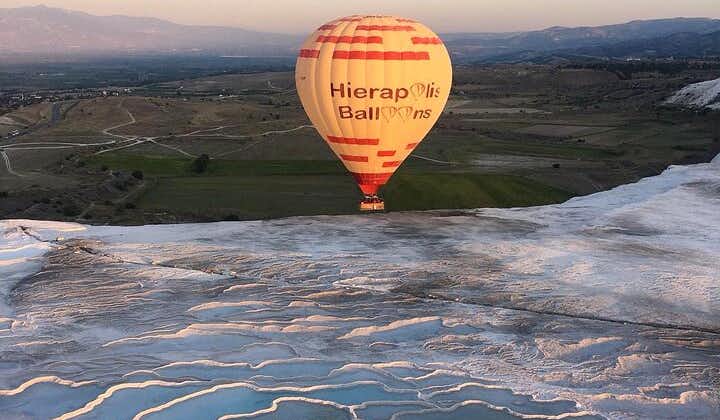 Full Day Pamukkale Tour and Hot Air Balloon Ride from Antalya