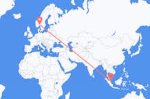 Рейсы из Сингапура, Сингапур в Осло, Норвегия