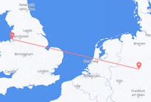 Flyreiser fra Paderborn, Tyskland til Liverpool, England