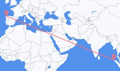 Flyrejser fra Banda Aceh til La Coruña