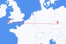 Flights from Newquay, England to Pardubice, Czechia