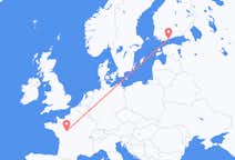 出发地 法国出发地 图尔目的地 芬兰赫尔辛基的航班
