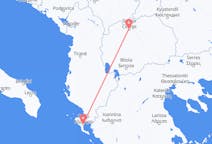 Flyreiser fra Corfu, til Skopje