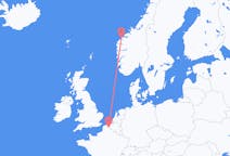 Vuelos desde Ålesund, Noruega a Lille, Francia