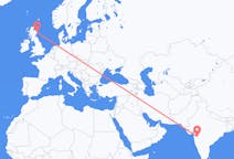 Flyreiser fra Shirdi, India til Aberdeen, Skottland