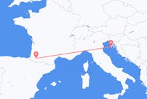 Flights from Pula, Croatia to Pau, Pyrénées-Atlantiques, France