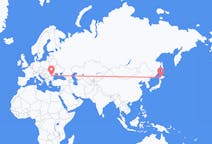 Flyg från Sapporo, Japan till Bukarest, Rumänien