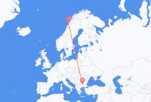 出发地 保加利亚出发地 普罗夫迪夫目的地 挪威博德的航班