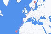 Flyreiser fra Praia, til Sundsvall