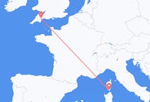 Flyreiser fra Figari, Frankrike til Exeter, England
