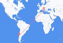 Flyreiser fra Valdivia, Chile til Pescara, Italia