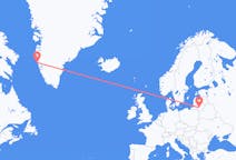 Flyreiser fra Kaunas, Litauen til Maniitsoq, Grønland
