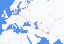 Flights from Bahawalpur, Pakistan to Växjö, Sweden