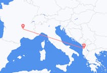 法国出发地 勒皮昂维莱飞往法国目的地 地拉那的航班
