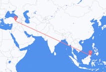 Flights from Sandakan, Malaysia to Elazığ, Turkey