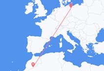 Flights from Zagora, Morocco to Szczecin, Poland