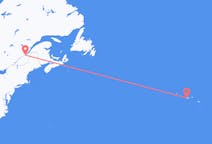 Flyreiser fra Québec, til Horta