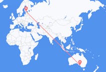 Flyreiser fra Adelaide, til Helsingfors