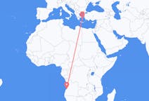 Flights from Catumbela, Angola to Mykonos, Greece