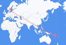 Flights from Port Vila, Vanuatu to Kalmar, Sweden