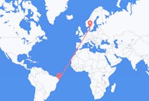 Flights from Recife, Brazil to Gothenburg, Sweden